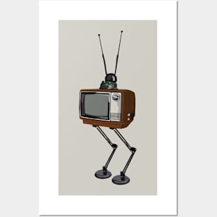 Retro Robot Posters and Art